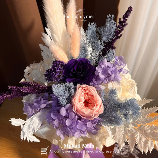 Laira Mermaid | Dried & Preserved | Round Blooms in Tall