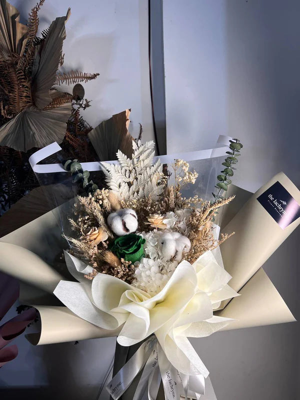 Matcha | Dried & Preserved Blooms | Deluxe