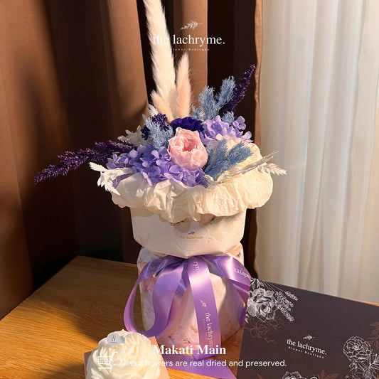 Laira Mermaid | Dried & Preserved | Round Blooms in Tall