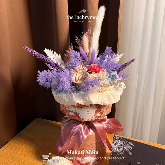 Auria Mermaid | Dried & Preserved | Round Blooms in Tall