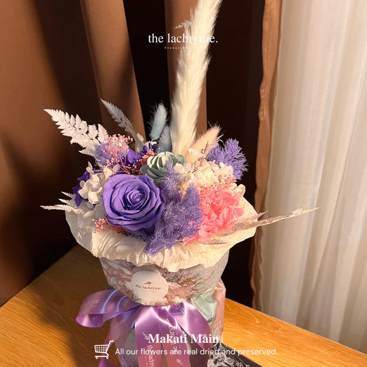 Galene Mermaid | Dried & Preserved | Round Blooms in Tall